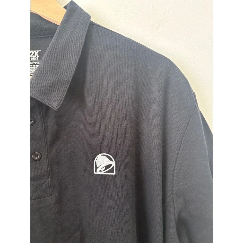 Taco Bell Black Polo Shirt – Size 2X - Picture 3 of 4